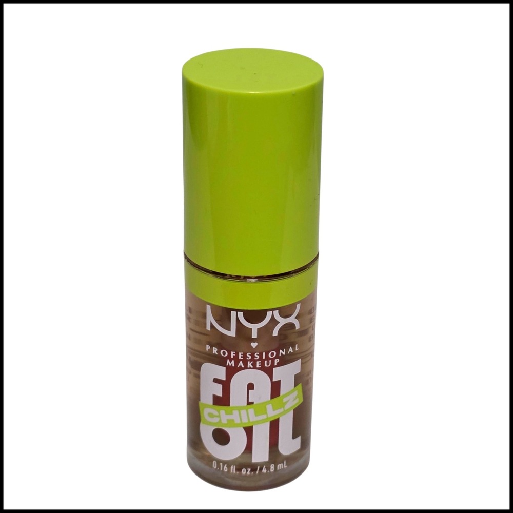 NYX Professional Fat Oil Lip Drip Strawberry Slush Cooling Lip Oil 0.16 oz